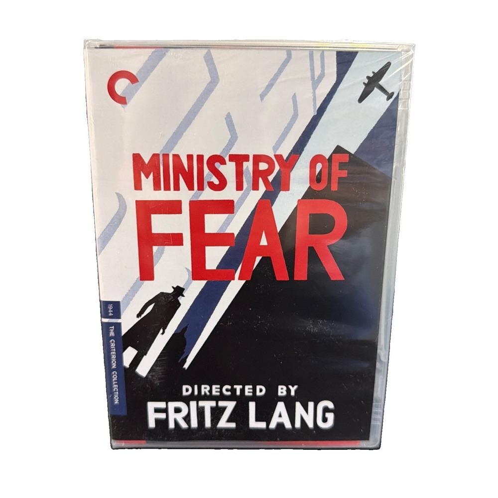 Ministry of Fear Criterion Collection Fritz Lang 1944 DVD Film Noir Suspense NEW